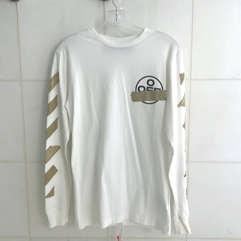 Off-white white tape arrows long sleeve